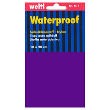 Selbstklebestoff Nylon 10 x 20 cm - violett